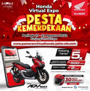 MPM Honda Virtual Expo Pesta Kemerdekaan Ada Cashback Hingga Rp 2 Juta
