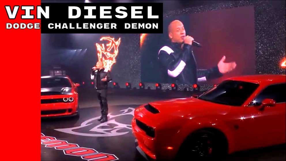 Vin Diesel Ambassador Dodge Demon