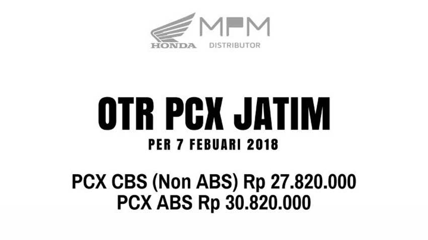 Wouw Ada Value For Money PCX Jkt-Sby