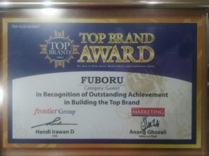 Selamat, Fuboru Raih Top Brand 2018