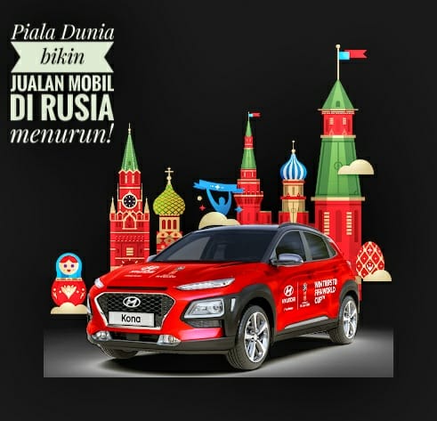 Piala Dunia Bikin Jualan Mobil Rusia Tumbuh Pelan