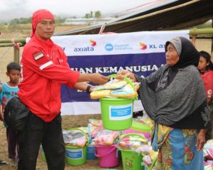 XL Peduli Gempa Lombok