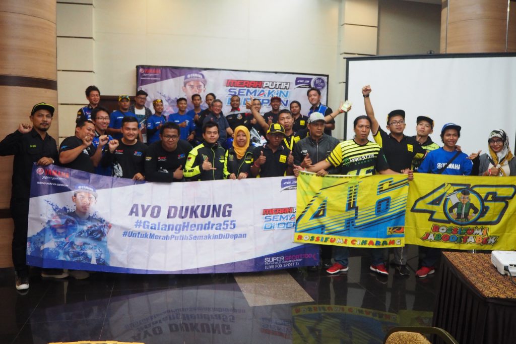 Dukung Galang Hendra, Yamaha Gelar Nobar dengan Komunitas