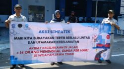 Aksi Simpatik Jasa Raharja Surabaya Cegah Fatalitas Korban Laka Lantas