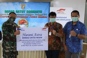 Nurani Astra Peduli Covid-19 Serahkan 30 Ventilator