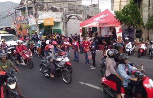 Honda Bikers Jatim Berbagi di Bulan Ramadhan