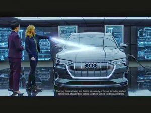Captain Marvel Full Charge Audi E-Tron 1 Detik!