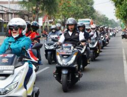 Convoy Merdeka Ratusan Bikers Honda PCX Jatim