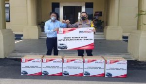 DFSK-Polsek Serang Edukasi Masker Selama Pandemi