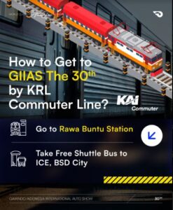 Nih Panduan Naik KRL atau Shuttle Bus ke GIIAS 2023