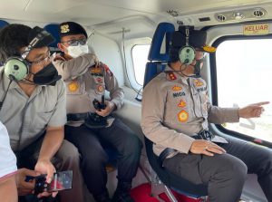 Kapolda Jatim Pantau Kondisi Semeru Via Udara