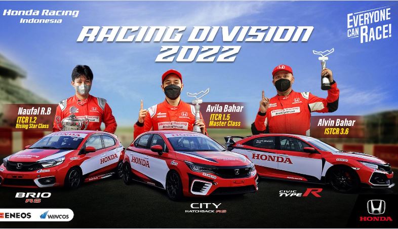 Inilah Pembalap Honda Racing Indonesia Touring & Slalom 2022