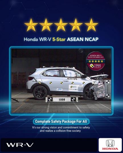 Honda WR-V ASEAN NCAP 
