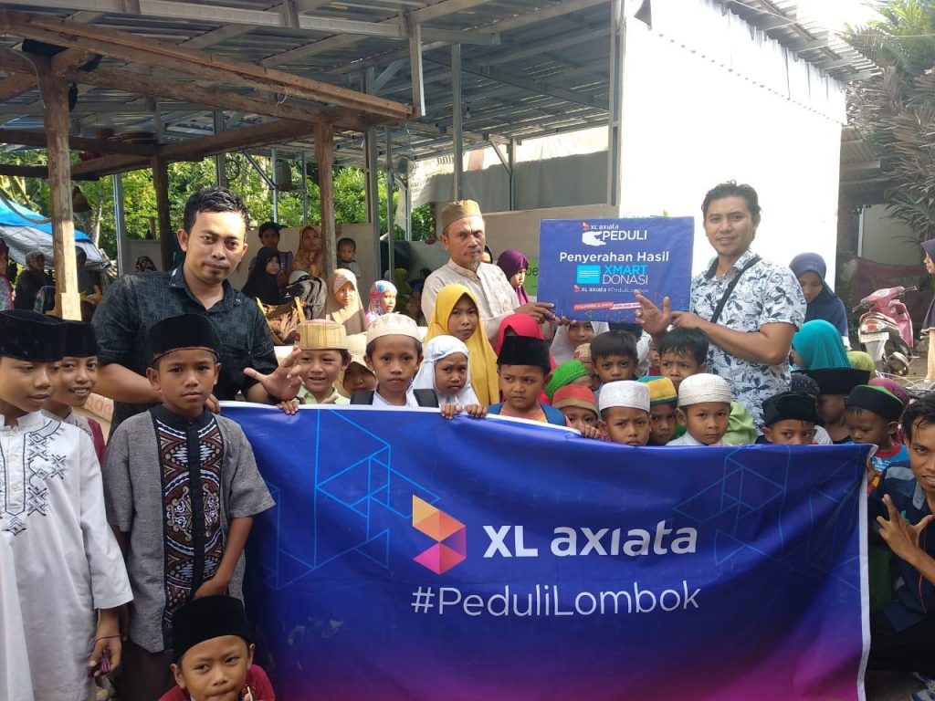 XL Donasi Korban Gempa Bumi Lombok & Palu