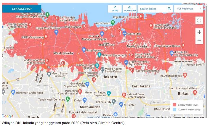 Jakarta tenggelam