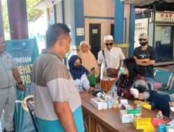 Jasa Raharja Giat Pengobatan Gratis di Terminal Tipe A Bayuangga Probolinggo