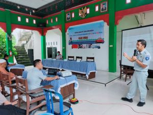 Jasa Raharja Bojonegoro Sosialisasi CLBK DEWA serta Pertolongan Pertama Gawat Darurat