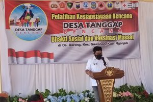 Munadi Herlambang, Direktur Hubungan Kelembagaan PT Jasa Raharja berpartisipasi dalam Giat Baksos dan Vaksinasi Massal bersama Biddokkes Polda Jatim