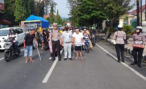 Jasa Raharja Kediri & Satlantas Sosialisasi Safety Road di Kediri Kota