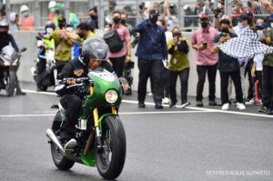 Presiden Jokowi Tinjau Persiapan Fasilitas MotoGP