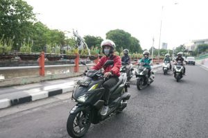 MPM Honda Jatim Gelar Ramadhan Ride Sambil Berbagi