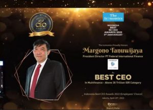 Margono Tanuwijaya Raih Indonesia Best CEO Awards 2022