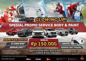 Mitsubishi Body Paint Campaign Beri Diskon Perbaikkan