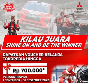 Mitsubishi Paket Servis & Kilau Juara Kemenangan Rifat Sungkar & Xpander AP4