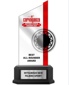 New Mitsubishi Pajero Sport Raih Best All-Rounder Editors Choice Awards 2021
