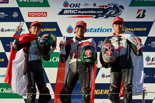 Pembalap Astra Honda Juara Thailand Talent Cup 2023