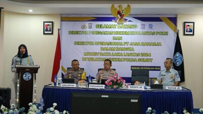 Jasa Raharja & Korlantas Polri Gelar Monitoring Evaluasi Data Laka Lantas di Polda Sumatera Utara