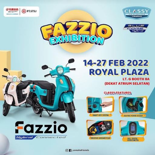Yamaha STSJ Fazzio Sapa Pengunjung Royal Plaza Surabaya
