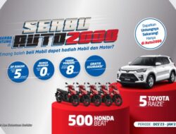 Promo Serbu Auto2000 Singgah Jatim, Berhadiah 5 Toyota Raize & 500 Honda BeAT CBS