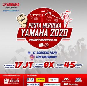 Yamaha Diskon Rp 17 Juta Sambut Hari Kemerdekaan RI