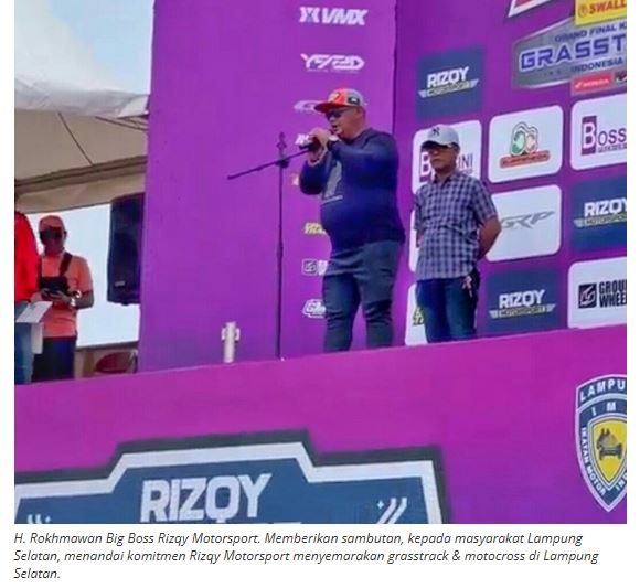 H Rokhmawan Big Boss Rizqy Motorsport Tuntaskan Kejurnas Grasstrack