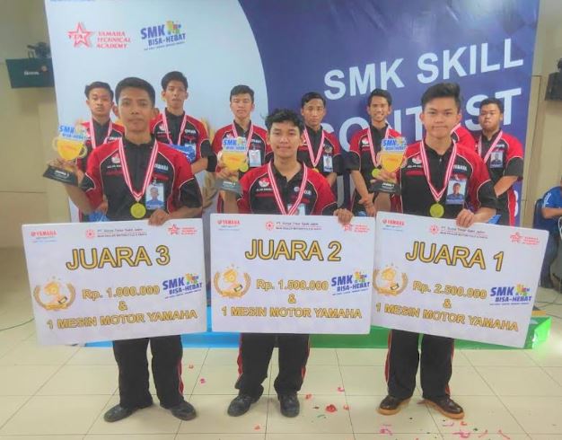 Inilah Siswa SMK Juara Skill Contest 2023 Calon Teknisi Handal Yamaha