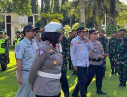 Polres Kota Kediri Gelar Apel Ketupat Semeru Tahun 2024