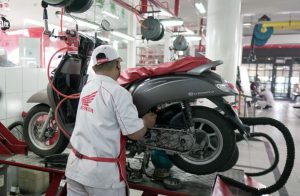 MPM Honda Jatim Bagi Tips Merawat V-Belt Skutik Agar Awet