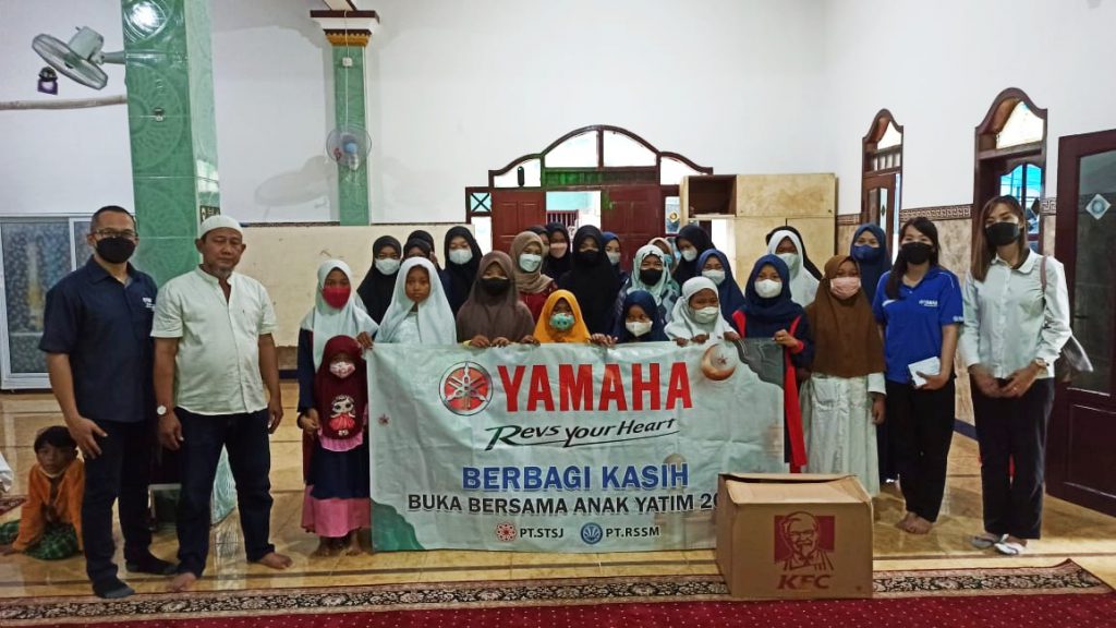 CSR Yamaha STSJ Peduli Anak Yatim di Bulan Ramadhan