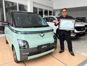 Wuling Air ev Raih SBBI Awards 2023 Best User Friendly Electric Car