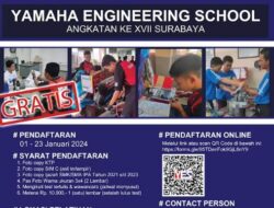 Ingin Jadi Teknisi Handal Yamaha Engineering School (YES) 2024? Simak Pendaftarannya