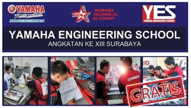 Yuk Daftar Yamaha Engineering School (YES) Gratis