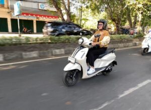 Freelancer Lady Biker Asal Lombok Ini Akui Keunggulan Yamaha Grand Filano