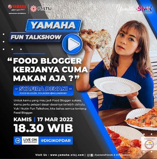 Yamaha STSJ Food Blogger