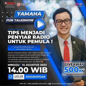 Ingin Jadi Penyiar Radio? Simak Yamaha STSJ Fun Talkshow