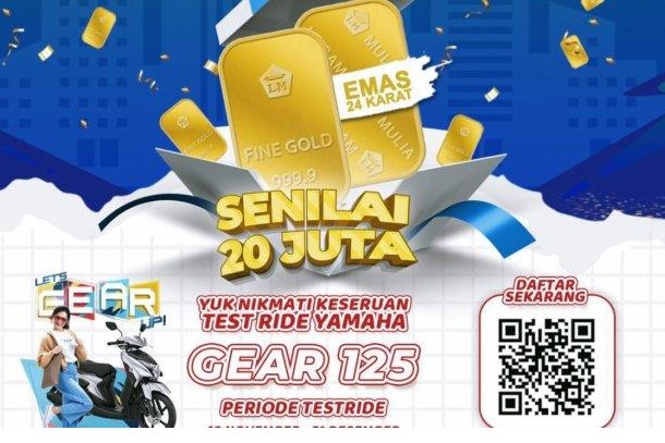 Yamaha Gear 125 Berhadiah Emas
