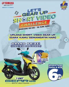 Antusiasme Ribuan Peserta Yamaha Let’s Gear Up Short Video Challenge
