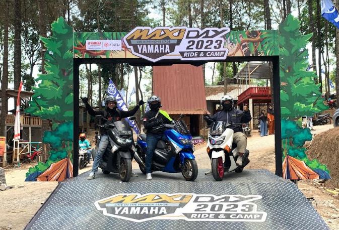 Ratusan Bikers Ramaikan Yamaha Maxi Day 2023 di Alas Veenuz