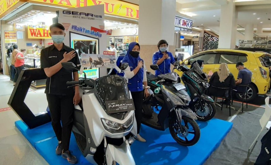 Pengunjung Pameran Yamaha Penasaran Virtual Touring