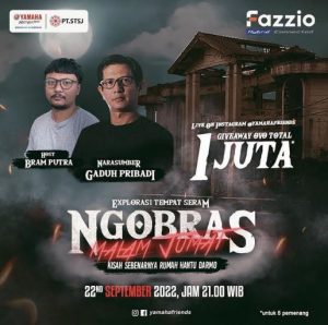 Rumah Hantu Darmo Diungkap Ngobras Malam Jumat Yamaha STSJ